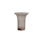 Tavolino d'appoggio Trumpet Tall vetro grigio / Ø 35 x H 40 cm - 101 COPENHAGEN