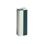 Vorratsdose Tin Slim metall grün / 10,8 x 7,8 x H 29,5 cm - Hay