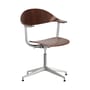 Fauteuil pivotant Mynt bois marron / Noyer - Vitra