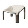 Fauteuil rembourré F300 tissu blanc / Pierre Paulin, réédition 1966 - Gubi