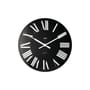 Horloge murale Firenze plastique noir / Achille et Pier Giacomo Castiglioni, 1965 - Alessi