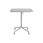Table rectangulaire Deville métal gris / 60 x 70 cm - Hay