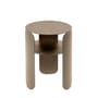 Table d'appoint Bebop métal beige / Ø 35 x H 45 cm - Fermob