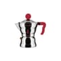 Cafetière italienne Moka métal rouge / 1 tasse - Alessi