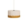 MÖBELZUBEHÖR Vibes textil gelb / Ø 40 x H 18 cm - Leinen - NOBODINOZ