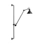 Wandleuchte mit Stromkabel N°214 metall schwarz / Lampe Fett - DCW éditions