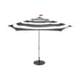 Parasol Stripesol métal tissu gris / Ø 350 cm - Fatboy
