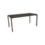 Calvi INDOOR Rectangular table composite material brown / 126 x 63 cm - Tray FENIX® - 2/4 people - Fermob