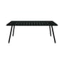 Luxembourg Rectangular table metal black / 207 x 100 cm - 8 to 10 people - Fermob