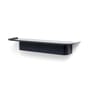 Korpus Large Shelf metal blue / 7 hooks - L 90 x D 25 x H 14 cm / Aluminium - Hay