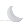 Tischleuchte My Tiny Moon keramik weiß / Porzellan - L 36,9 x H 33 cm - Seletti