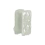 Vase Opalia glas transparent / 25 x 25 x H 43 cm - Glas Italia