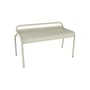 Banc empilable Luxembourg métal gris / Compact - 2 places / L 90 cm - Fermob