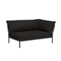 Canapé de jardin modulable Level 2   / Dossier extra moelleux - Angle droit - L 139 x P 92,5  cm - Houe