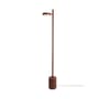 Lampada a stelo Okinawa LED legno marrone / 1 diffusore regolabile - GOOD&MOJO