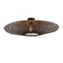 Plafonnier Kalimantan fibre végétale bois beige / bambou / Ø 87 x H 20 cm - GOOD&MOJO