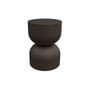 Tabouret Piapolo métal marron / Coffre rangement - Fermob