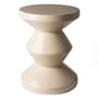 Sgabello Zig Zag materiale plastico beige / Plastica laccata - Pols Potten