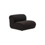 Chauffeuse Coltre tissu noir / Module de canapé - Muuto