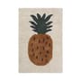 Fruiticana - Ananas Rug textile yellow green beige / Large - Tissé main - Ferm Living