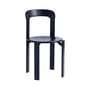 Rey Stacking chair wood blue / By Bruno Rey x Dietiker, 1971 - Wood - Hay