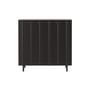 Anrichte Rib holz schwarz / L 98,5 x H 96,5 cm - Normann Copenhagen