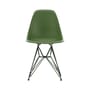 RE DSR Colours - Eames Plastic Side Chair Chair plastic material green / (1950) - Coloured legs / Recycled - Vitra