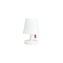 Lampe extérieur sans fil rechargeable Edison the Mini La Surprise plastique blanc / Ø 9 x H 15 cm - Fatboy