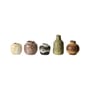Set de 5 mini vases 70s céramique - HK LIVING