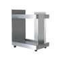 Ablage Lager metall / 60 x 38 x H 70,5 cm - Aluminium - Ferm Living