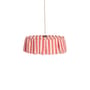 Vibes Lampshade textile red / Ø 40 x H 12 cm - Cotton voile - NOBODINOZ
