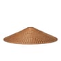 Paralume Dou fibre beige legno naturale / Rattan intrecciato a mano - Ø 90 x H 21 cm - Ferm Living
