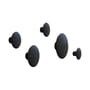 Set de 5 patère The Dots Wood / Bois - Différents diamètres - Muuto
