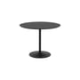 Soft Round table wood black / Ø 95 x H 73 cm - Muuto