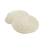 Tappeto Zen Shaped tessuto beige / 180 x 240 cm - Fatto a mano - Bolia