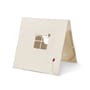 Tenda per bambini Coccinelle tessuto bianco / Tessuto & Legno - Pieghevole - Ferm Living