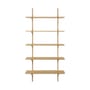 Étagère PI bois naturel / 5 étagères - Chêne massif / L 100 x H 196 cm - Ethnicraft