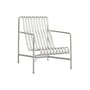 Palissade Low armchair metal grey / Dossier haut - Bouroullec, 2016 - Hay