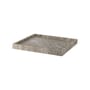Tablett Majsa marmor braun grau / Schlüsselschale - Marmor / 35 x 35 cm - Bloomingville