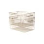 Cala Stackable basket metal beige / Set of 2 -36 x 26 x H 20 cm - Ferm Living