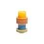 Kerze Candl Stack 04 wachs bunt / 4 stapelbare Module - Verbrennung 110 Stunden - STAN EDITIONS