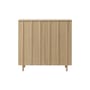 Buffet Rib bois naturel / L 98,5 x H 96,5 cm - Normann Copenhagen