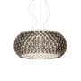 Caboche Plus Pendant plastic material grey Large / LED  - My Light Tunable (Bluetooth) / Ø 70 cm - Foscarini