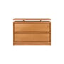 Comò Ratio legno naturale / L 100 x P 35 x H 70 - Frama 