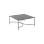 Couchtisch Toscana metall grau / 76 x 76 x H 38 cm - Unopiu
