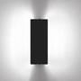 Applique  metallo nero "veletta" orientabile doppio LED /Charlotte Perriand, 1962 - Nemo