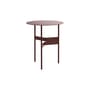 Table basse Shim métal rouge / Ø 45 x H 51 cm - Hay