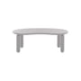 Table basse Undique Mas bois gris / 119 x 59 x H 44 cm - Patricia Urquiola, 2023 - Kartell
