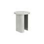 Table d'appoint Sato métal gris / Ø 35 x H 42,5 cm - NOO.MA
