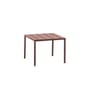 Tavolino Balcony metallo rosso / 50 x 51,5 cmx H 39 cm - Acciaio - Hay